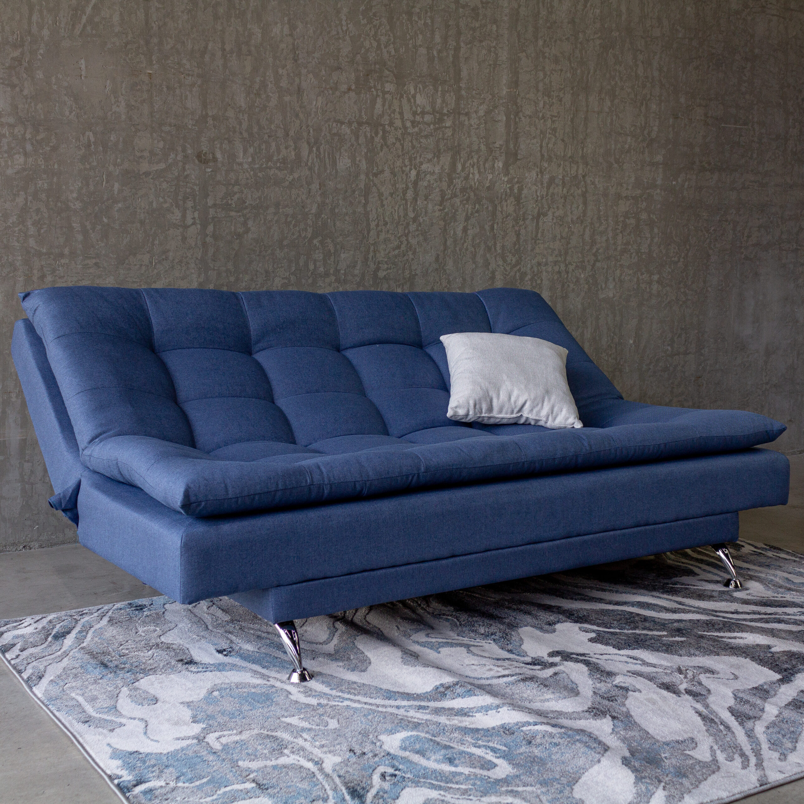 sentido común diseñador labio Sofa Cama Matrimonial azul | Alamo Muebles