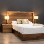 Set Kenny Mat/Qs Roble 4 Piezas