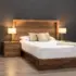 Set Kenny Mat/Qs Roble 4 Piezas - Matrimonial