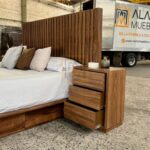 Set Aura Mat/QS 4 Pzas Cab. Natural - Imagen 4