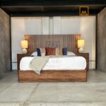 Set Aura Mat/QS 4 Pzas Cab. Natural - Imagen 4