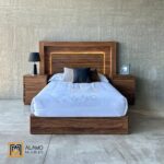 Set Aura Mat/Qs 4 Pzas Cab. con Luz