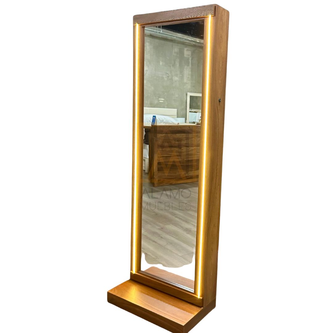 Diseño sin título - 2025-12-08T230928.159 Espejo con Luz Verona parota - Imagen 1