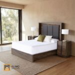 Recámara Olmo Nogal con luz 5 Piezas - Imagen 3