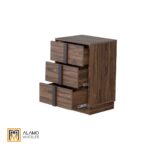 Recámara Olmo Nogal con luz 5 Piezas - Imagen 2