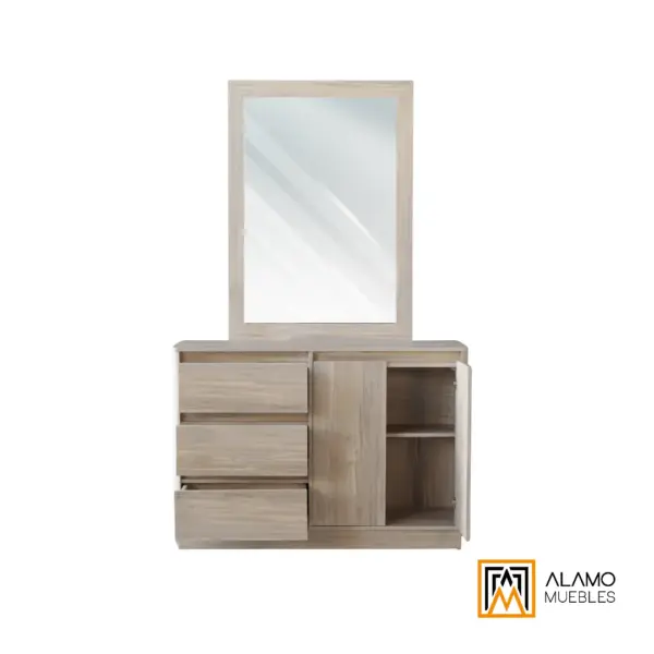 Tocador con espejo Britania Ambrossia - Alamo Muebles