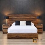 Set Britania Roble Mat/Qs 4 piezas