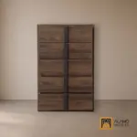 Cajonera Country Nogal