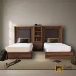 Set Suecia Gemela Individual Roble Americano 5 Piezas