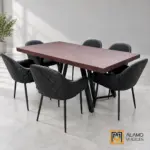Comedor Taos con 6 Sillas PU